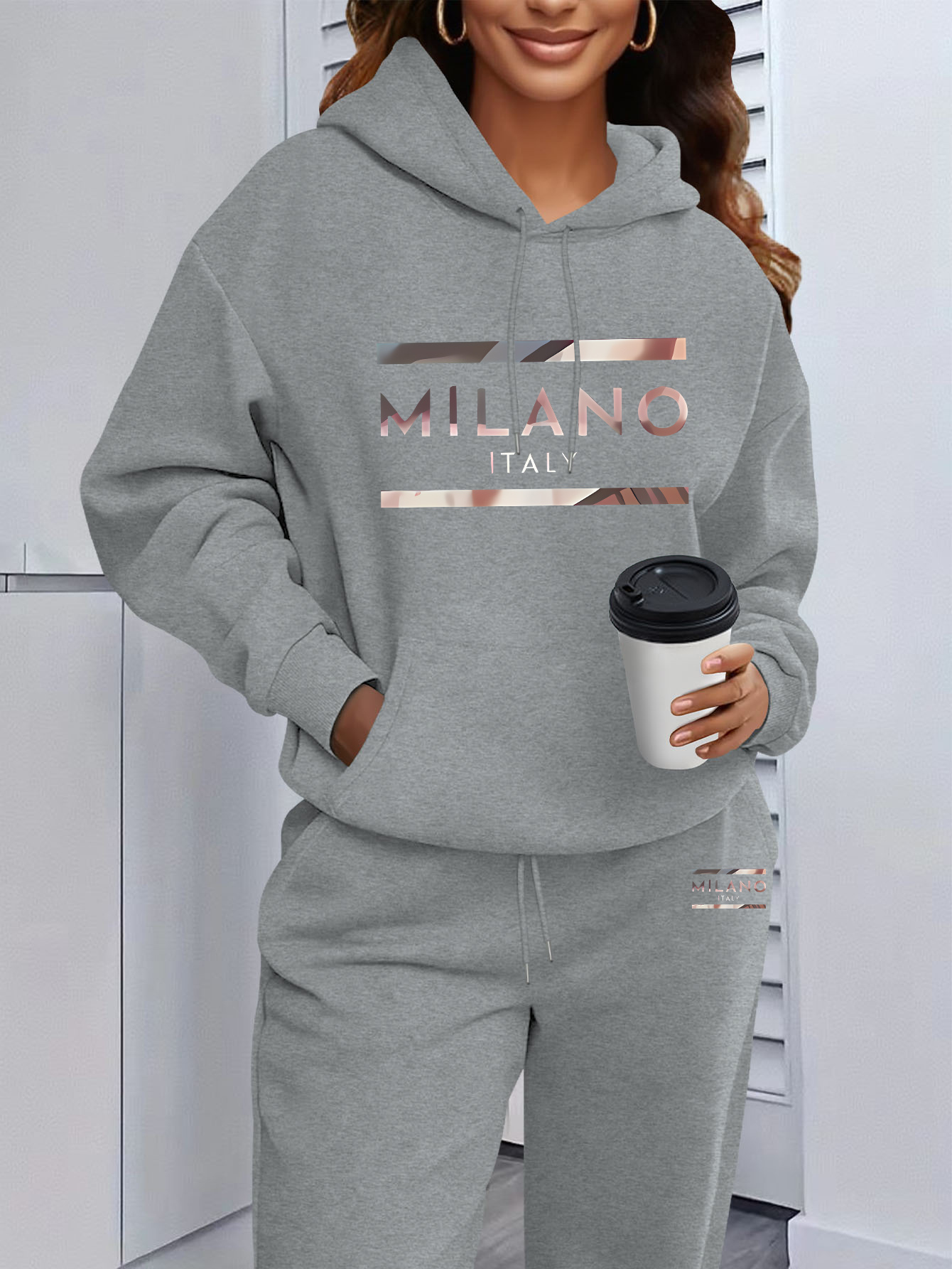 2026 Kadın Baskılı Kapüşonlu S - Winter Clothing For Women incelemesi ve fiyatı