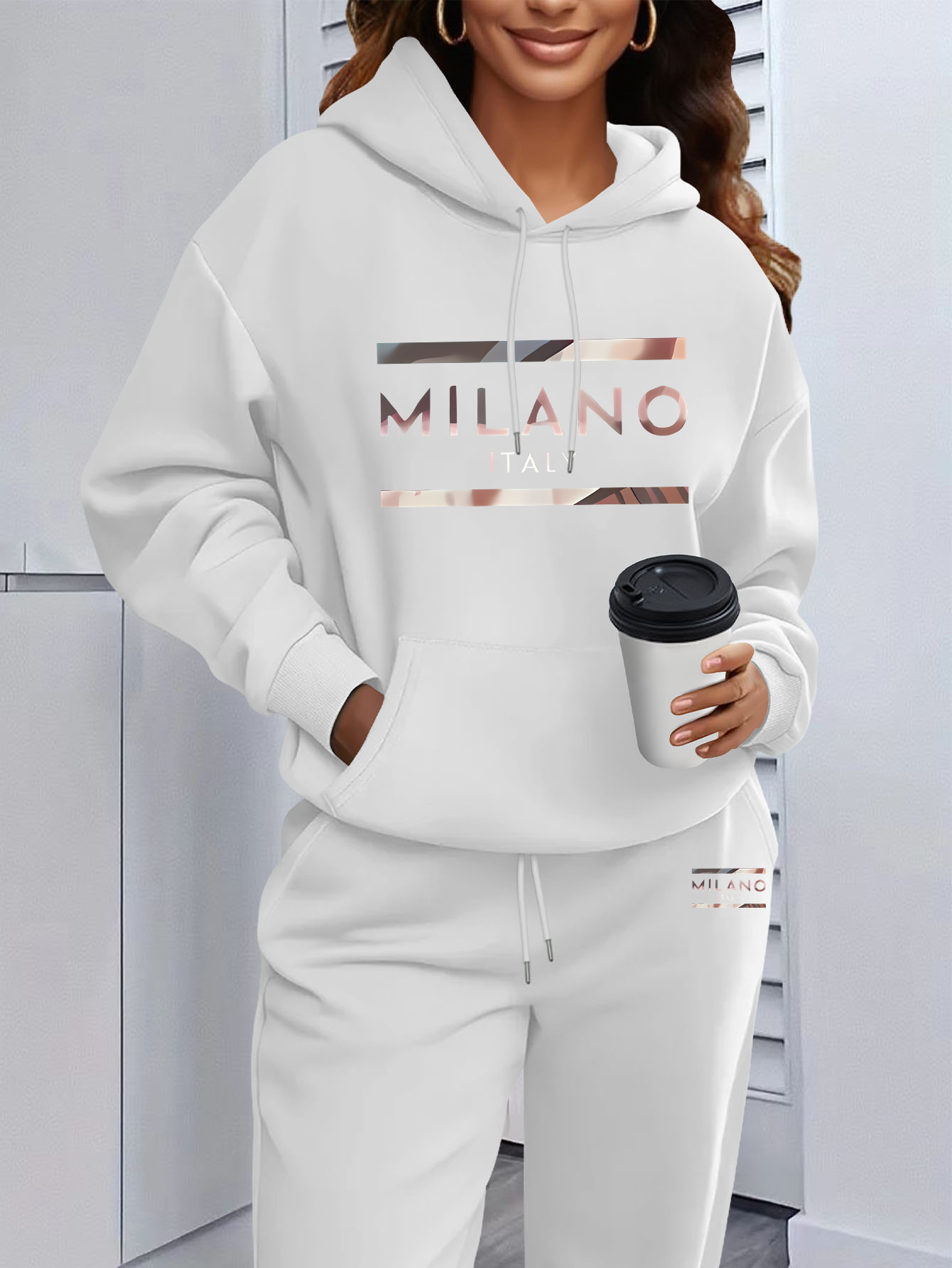 2026 Kadın Baskılı Kapüşonlu S - Winter Clothing For Women incelemesi ve fiyatı