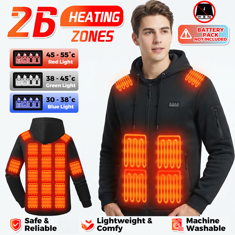 Isıtmalı Kapüşonlu Sweatshirt, - Winter Clothing Hiking incelemesi ve fiyatı
