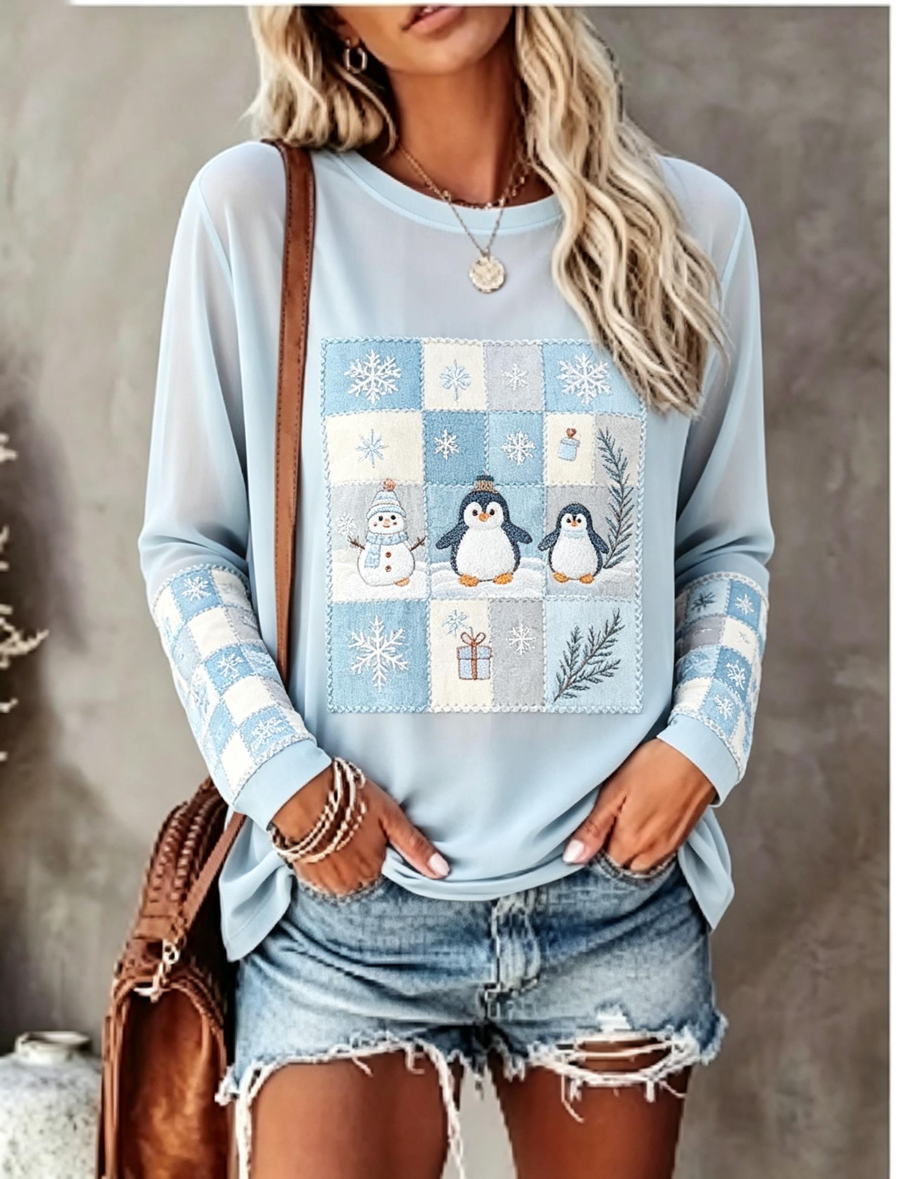 Kadın Uzun Kollu Tişört, Tilki - Winter Clothing For Women incelemesi ve fiyatı